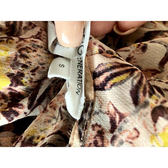 BCBGeneration Long Sheer Caftan Beach Cover Kimono Duster Wrap Size Small S - Picture 4 of 7